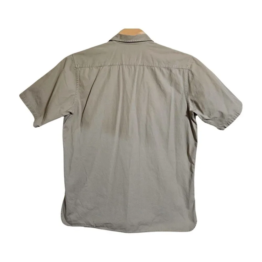 BANANA REPUBLIC CIVILIAN RESERVE Shirt (2) Button Short Sleeve‎ Cotton Men's M